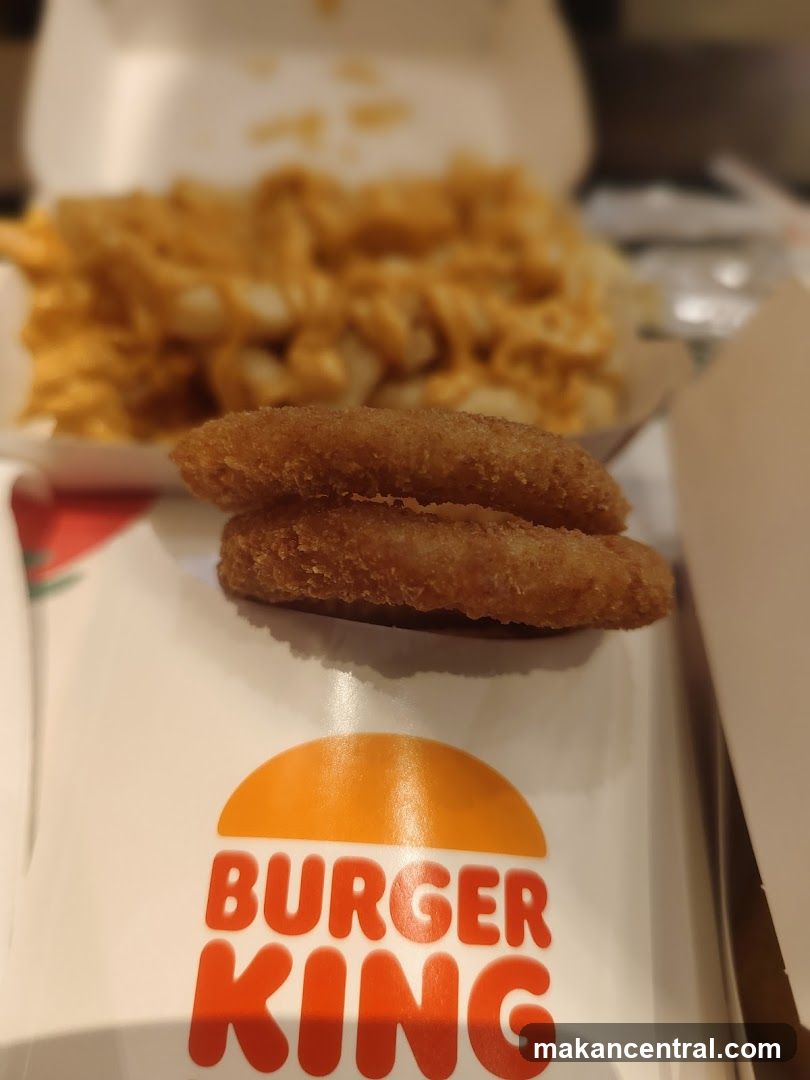 Burger King Chicken Fries and Cheese Fries