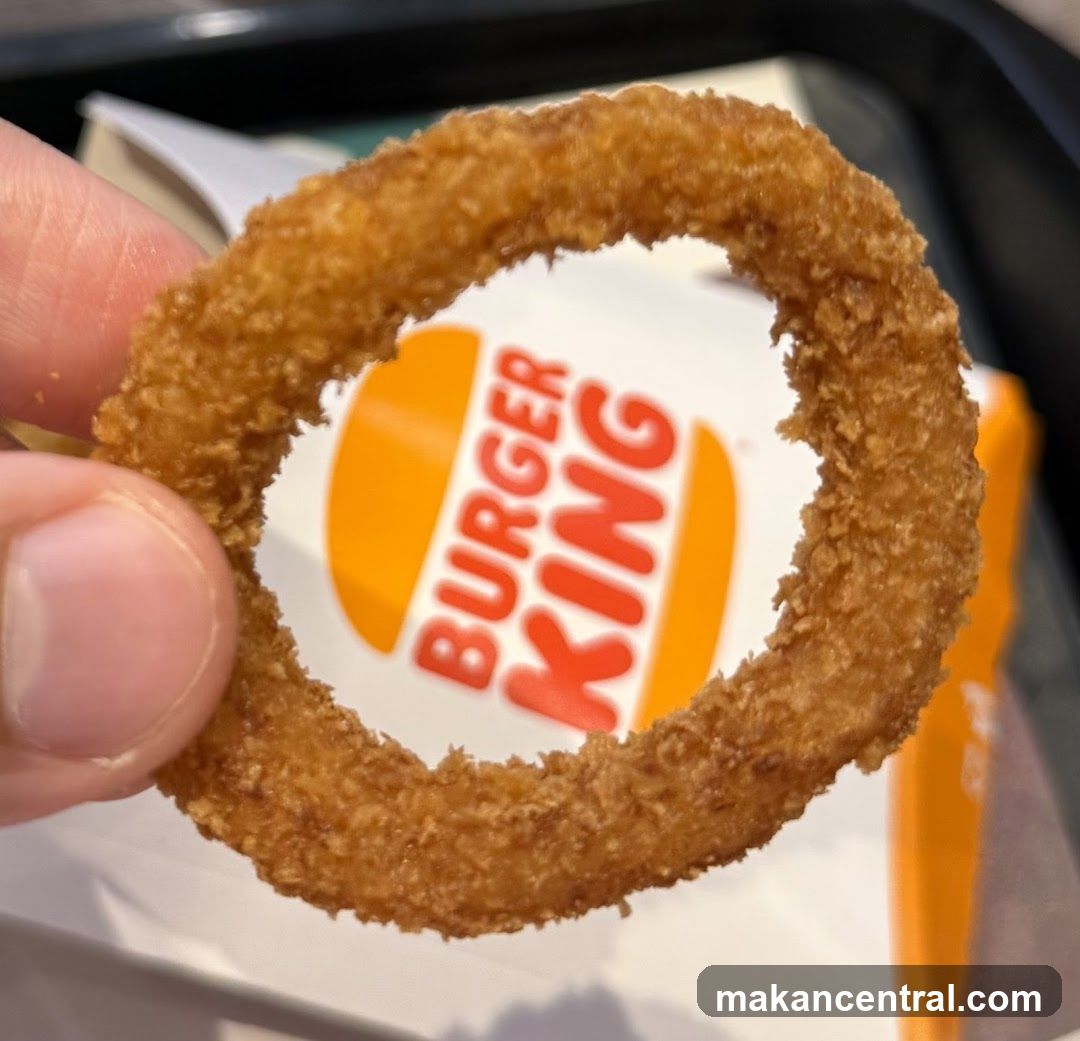 Onion Ring with Burger King Logo