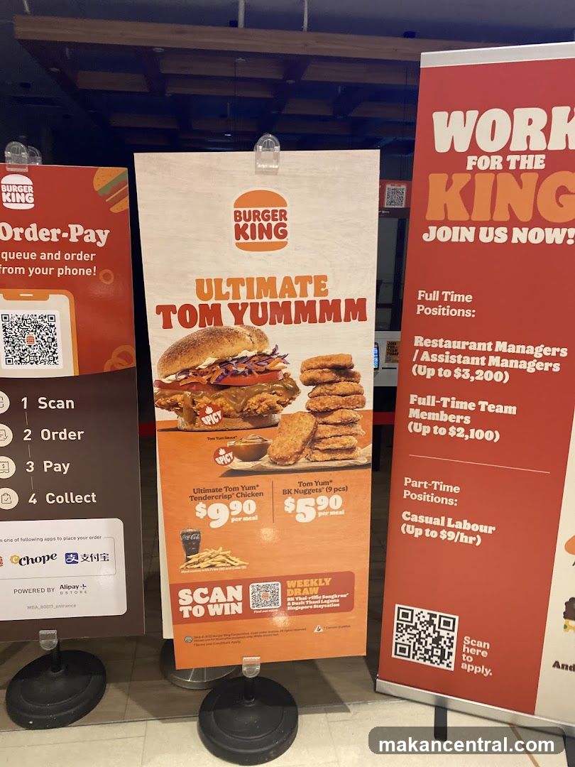 Burger King promotional banners