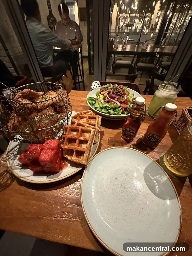 Table with Food and Drinks