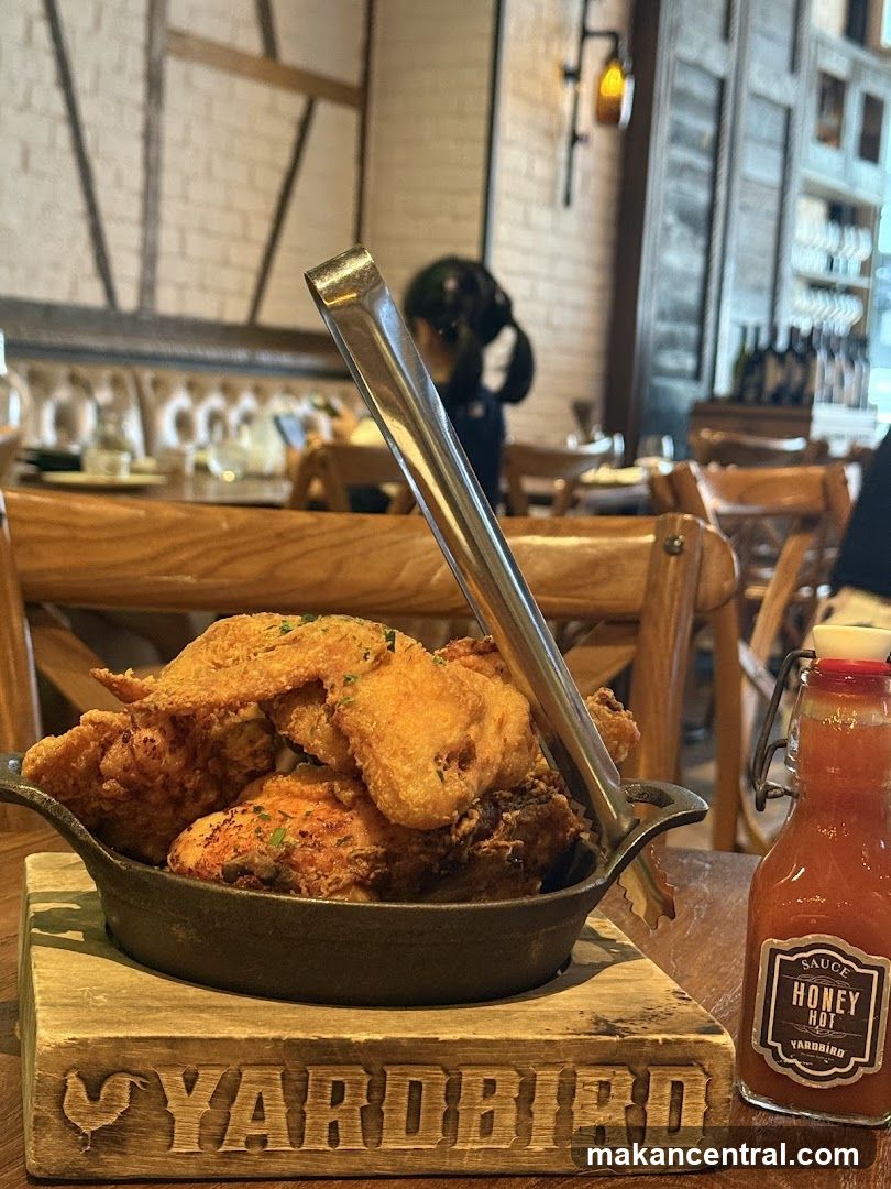 Fried Chicken Platter with Honey Hot Sauce
