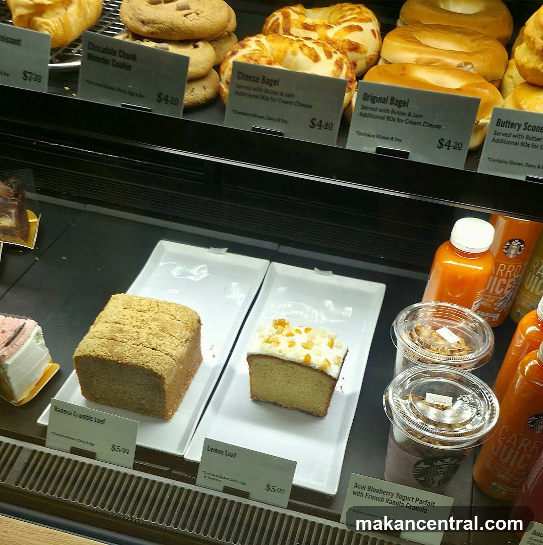Pastries and Drinks Display