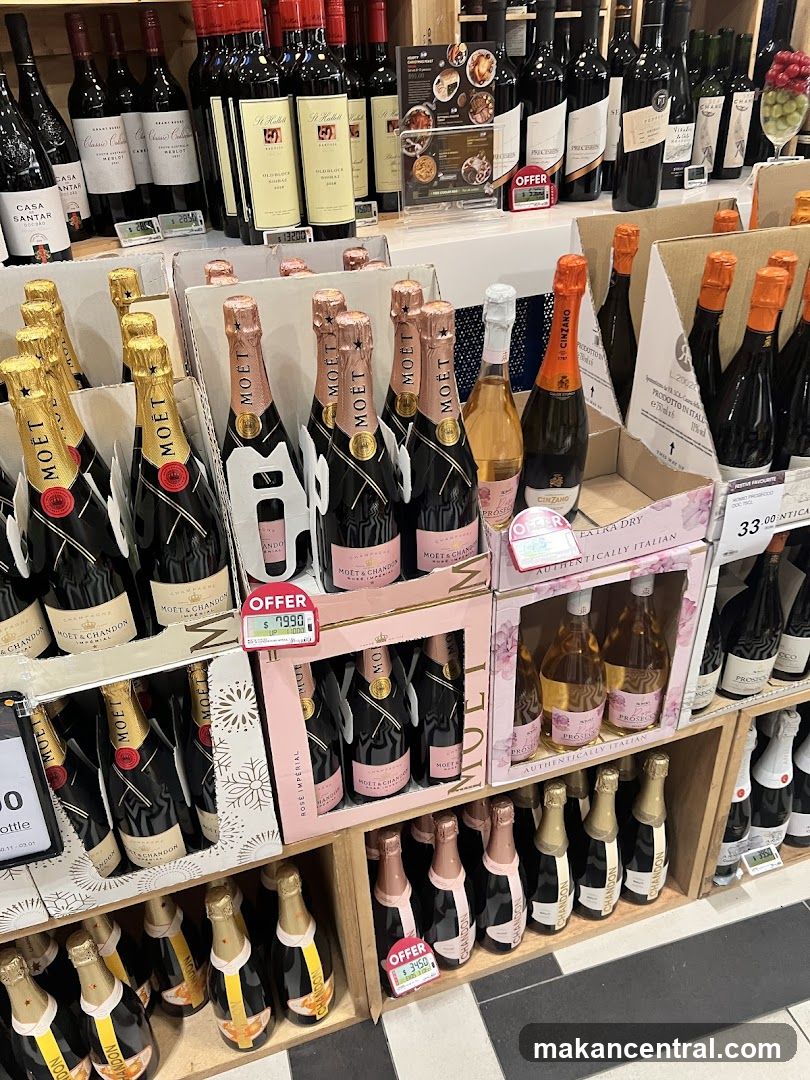 Wine and Champagne Display