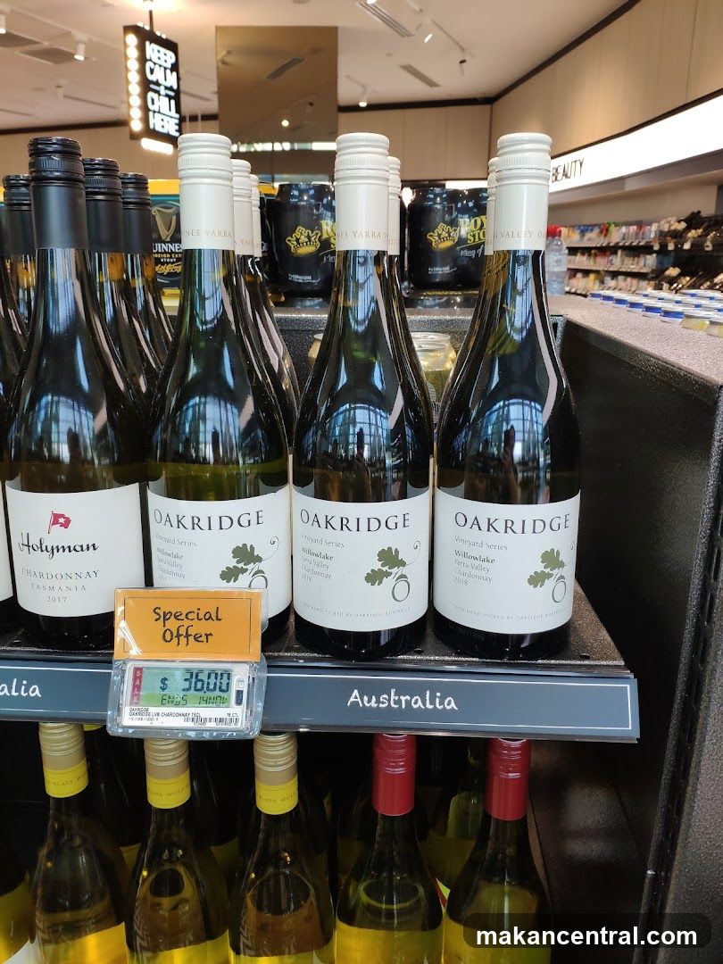 Wine Bottles on Display