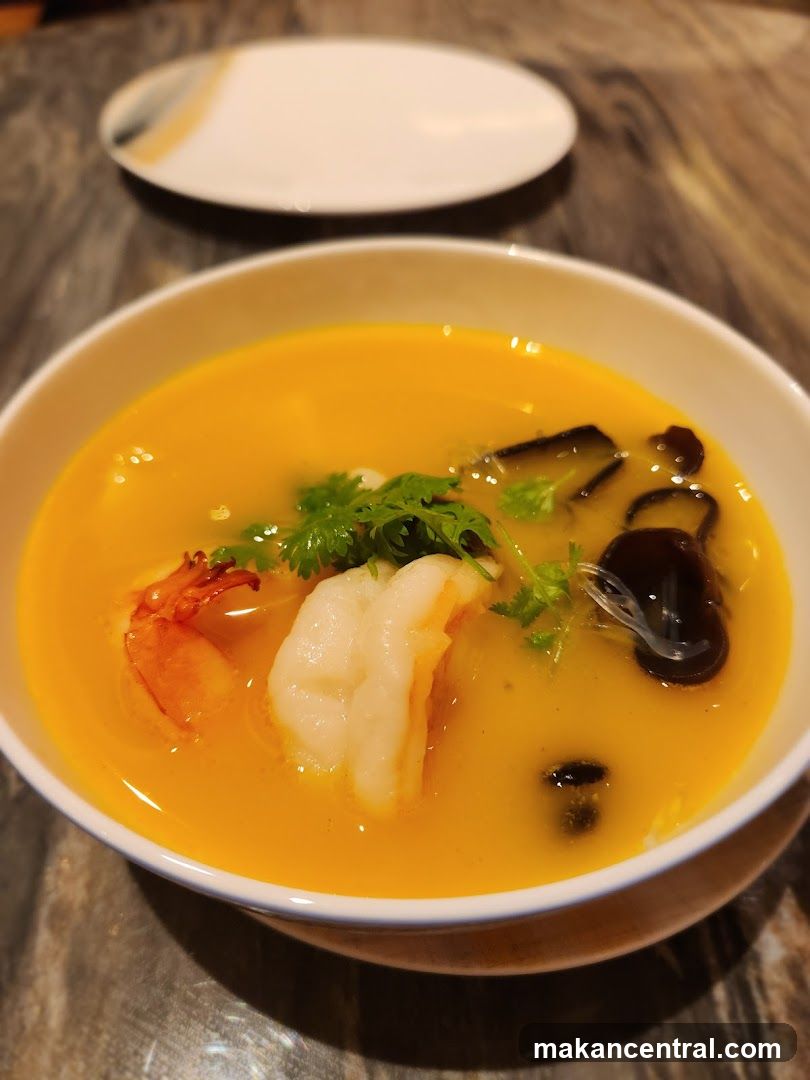 Shrimp and Mushroom Soup
