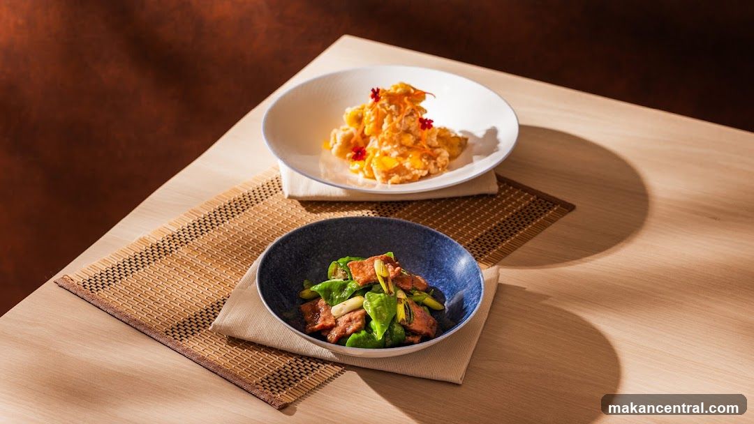 Two Dishes of Food