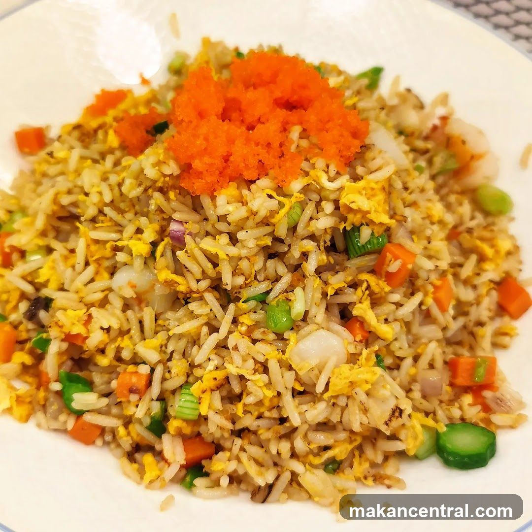 Fried Rice with Tobiko