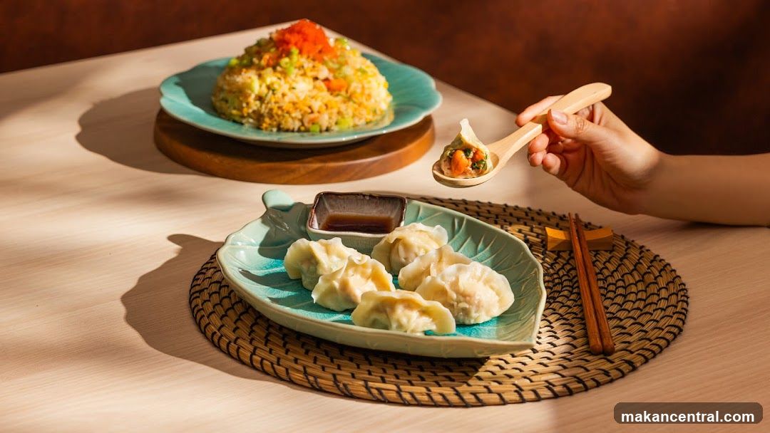 Dumplings and Fried Rice