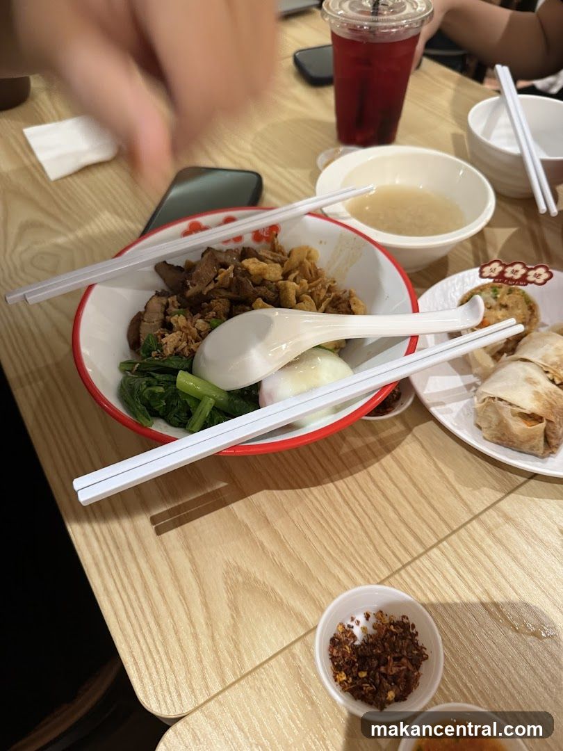 Noodle Dish with Sides