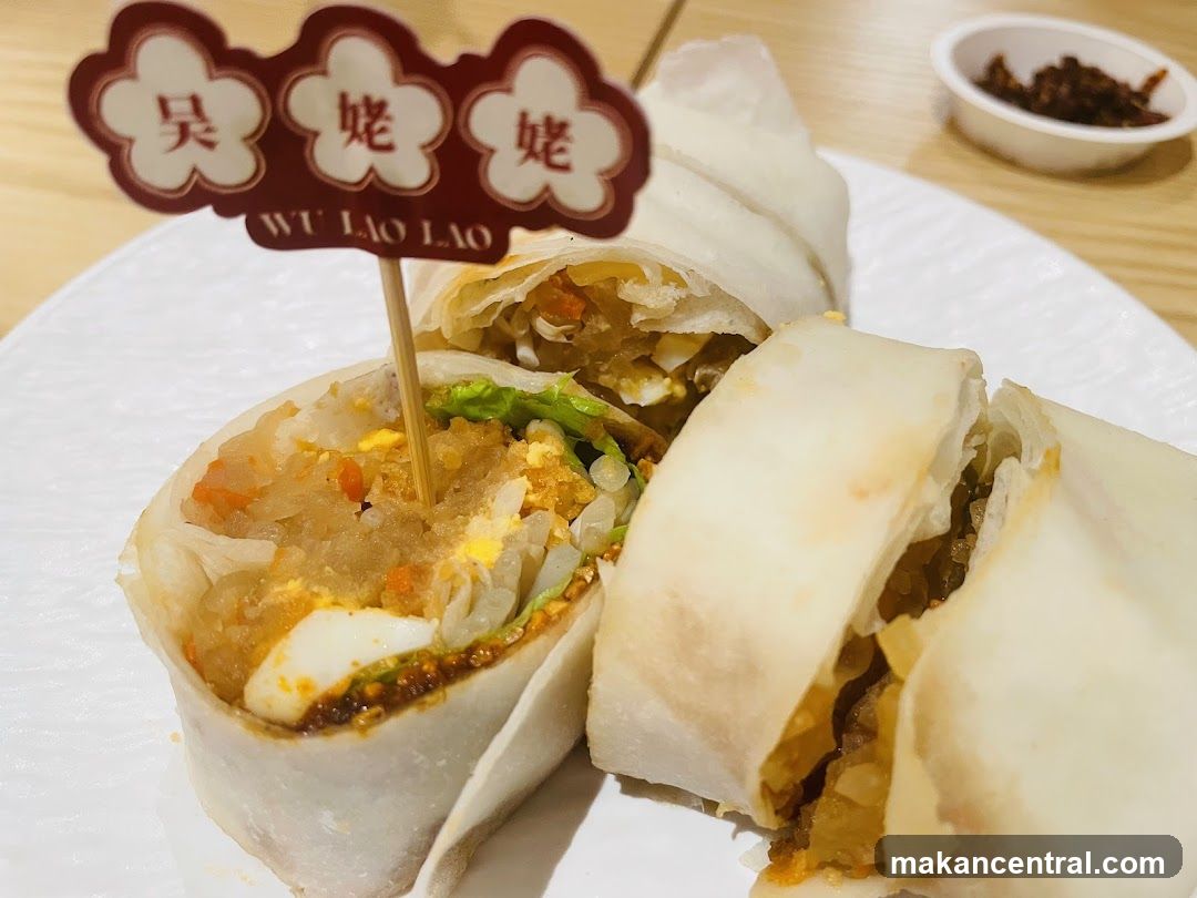 Spring Rolls with Topping