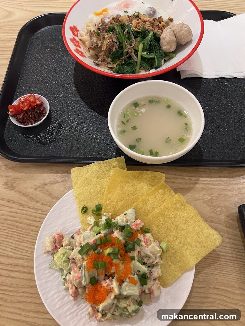 Noodle and Salad Dish