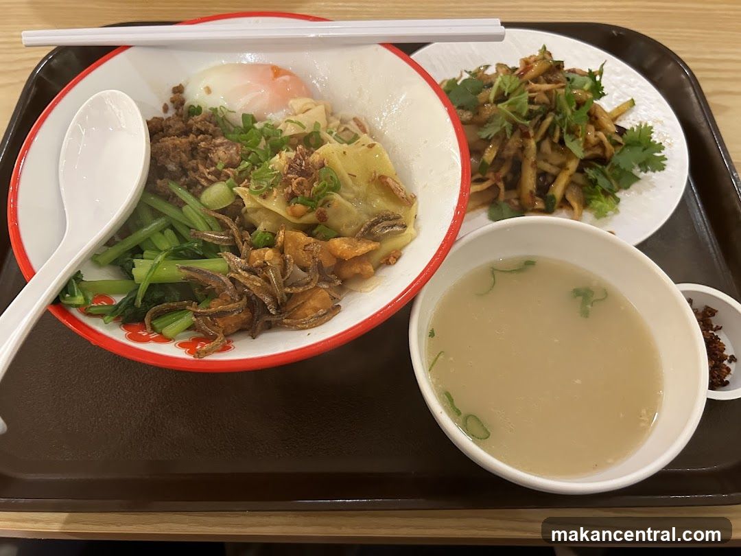 Noodle Dish with Sides