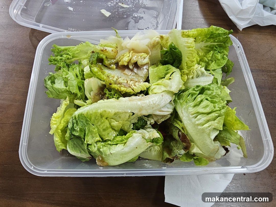 Salad in a Takeaway Container