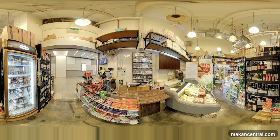 Interior of a convenience store