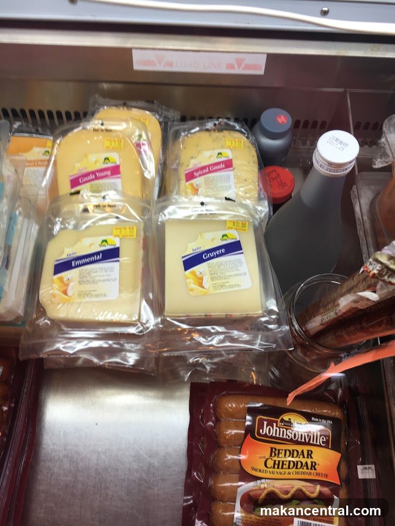 Assorted Cheeses and Sausages