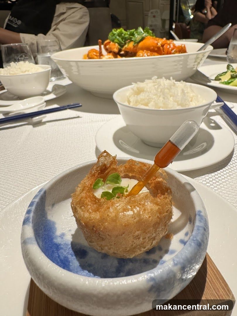 Appetizer with Sauce Dropper