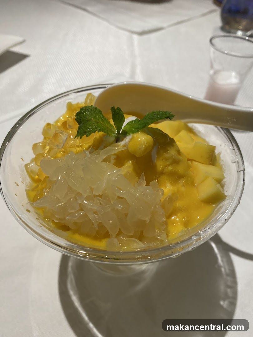 Mango Dessert with Pomelo