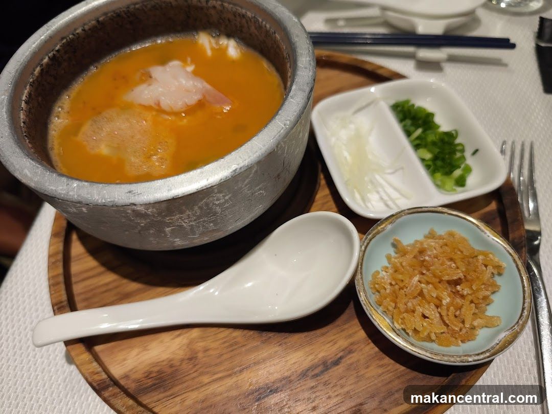 Soup with Shrimp and Sides
