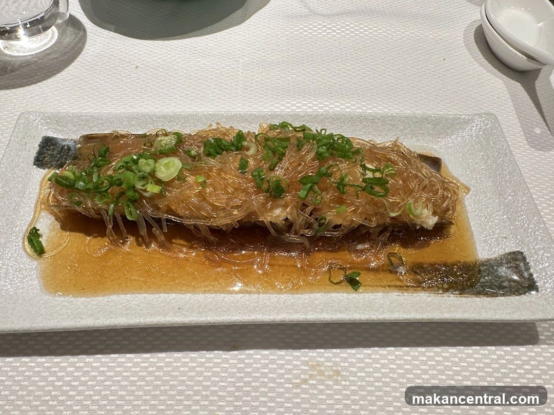 Steamed Fish with Glass Noodles