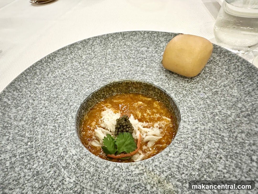 Crab Bisque with Caviar