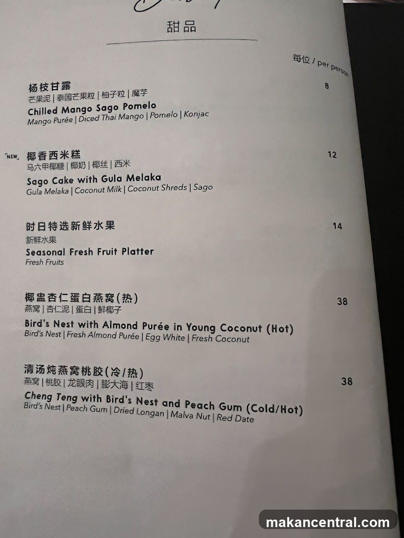 Desserts