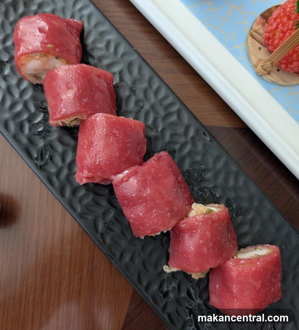 Red Wrapped Appetizers