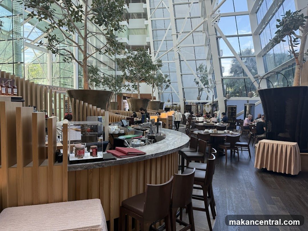 Restaurant Interior with Atrium
