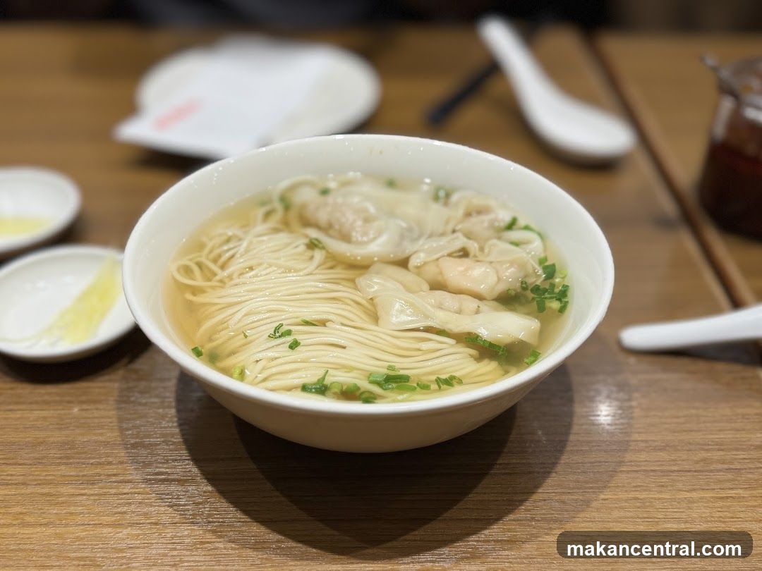 Wonton Noodle Soup