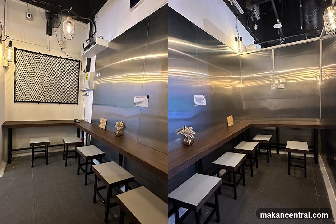 Cafe Interior with Counter Seating
