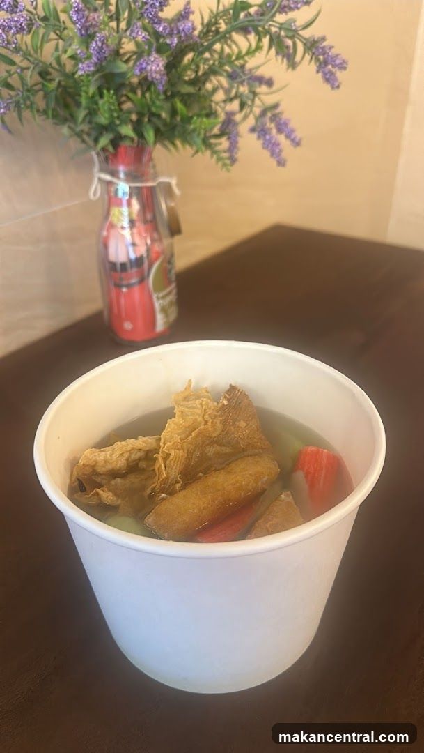 Bowl of food with flowers