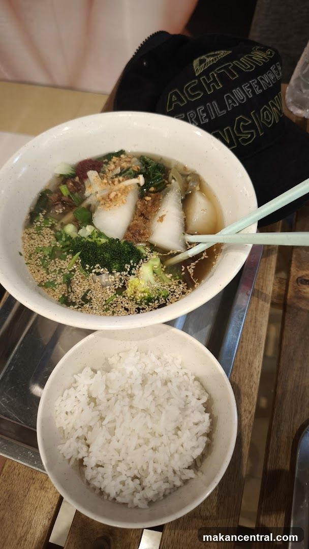 Noodle Soup and Rice