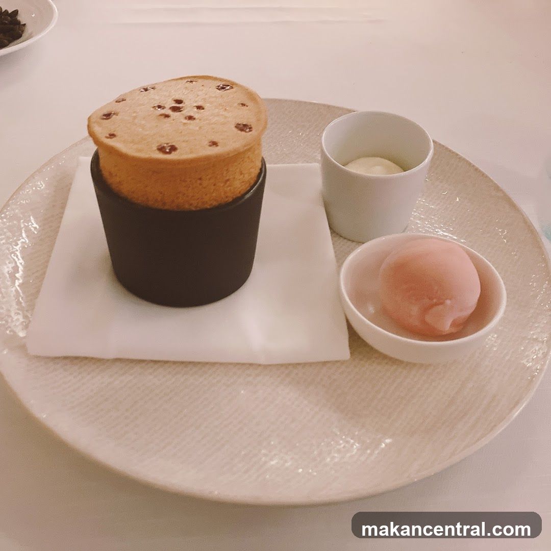 Soufflé with Ice Cream