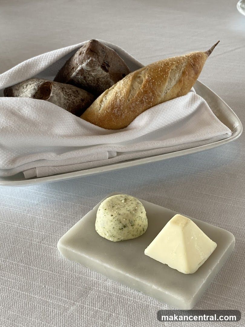 Bread Basket with Butter