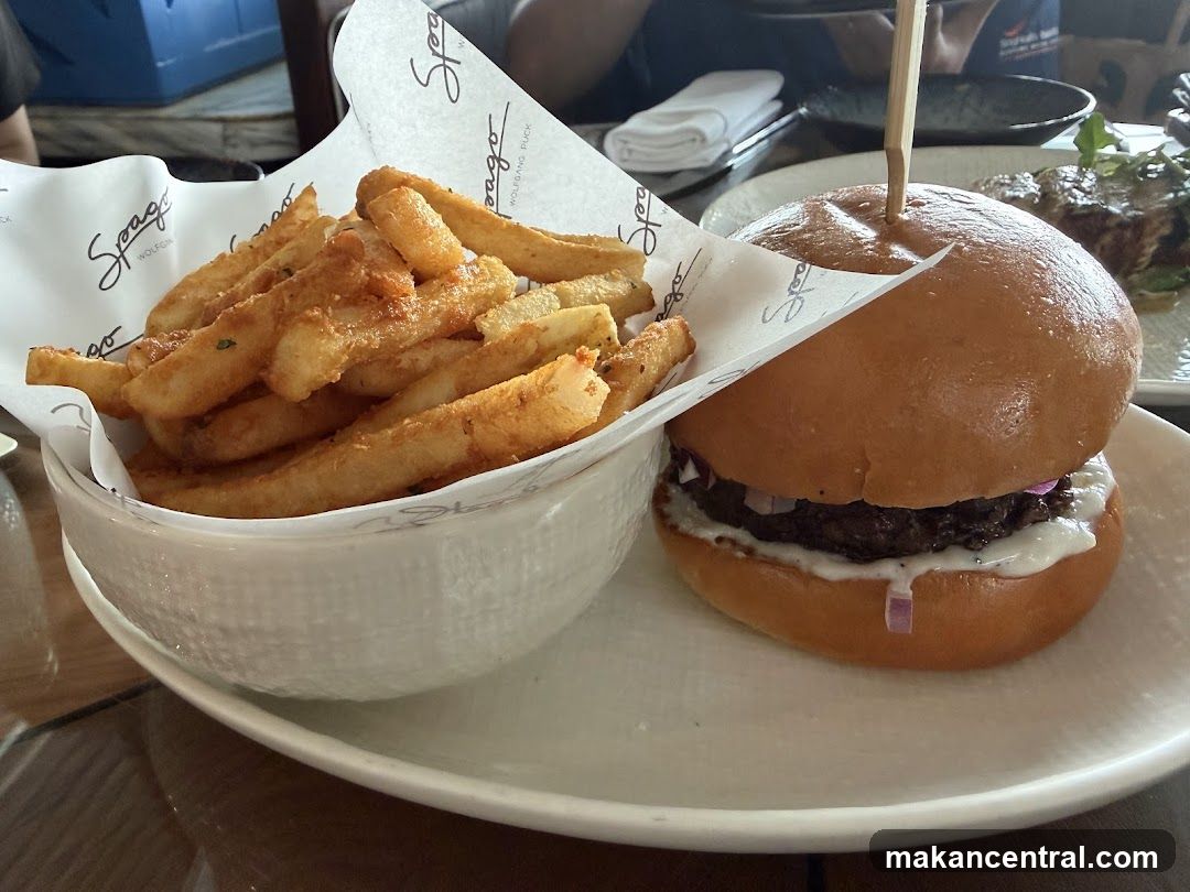 Burger and Fries