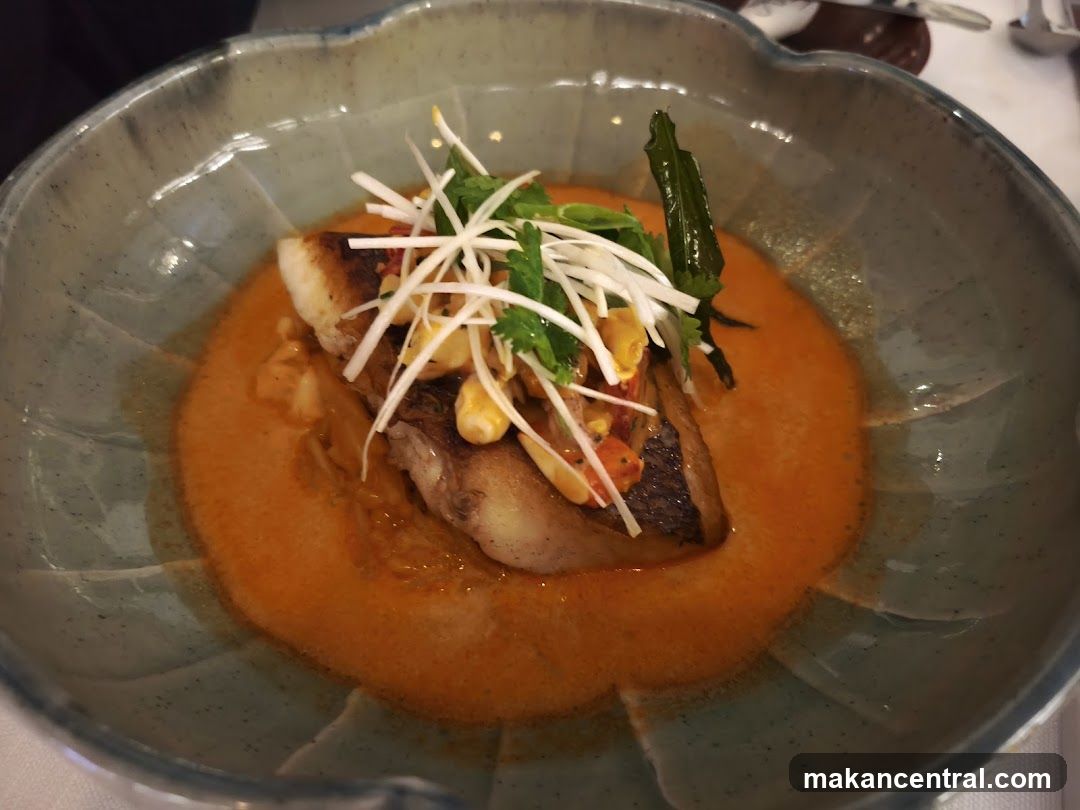 Fish dish with sauce