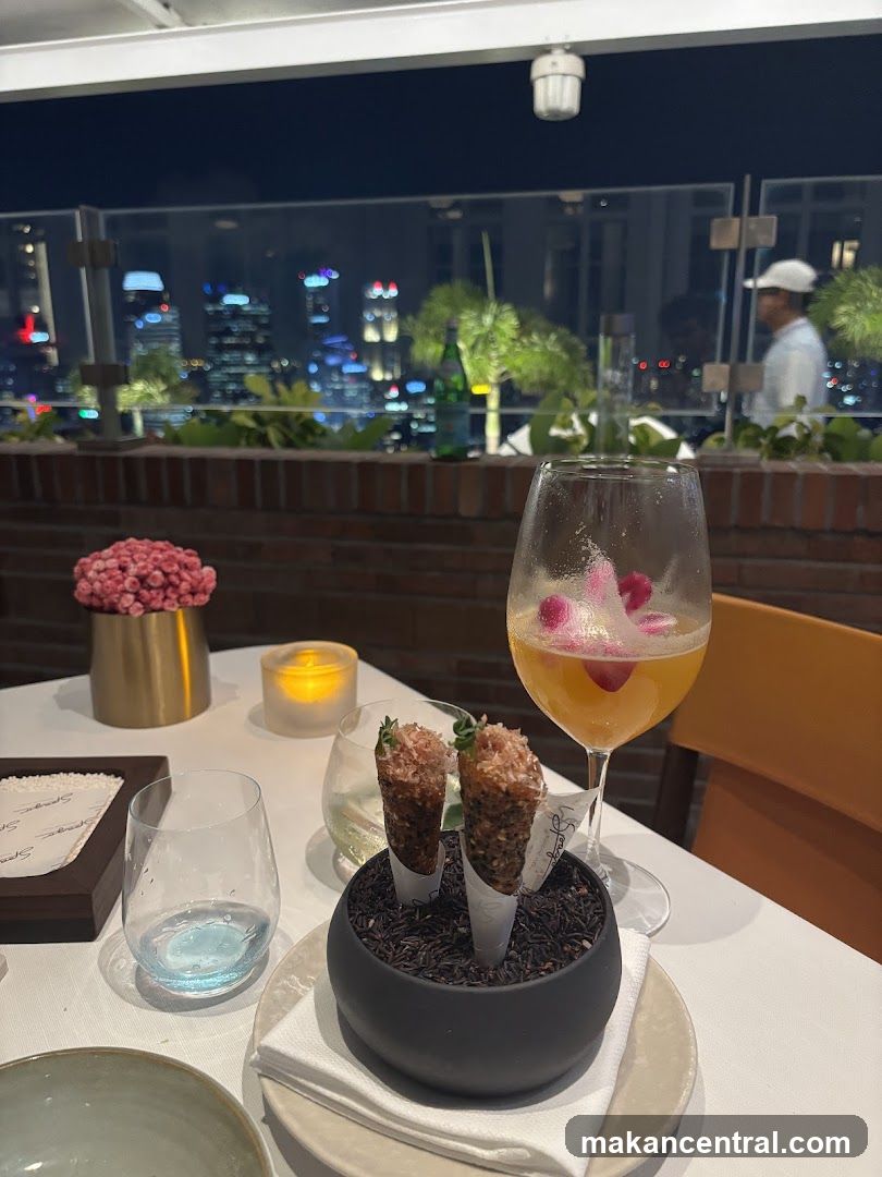 Rooftop Dining with City View