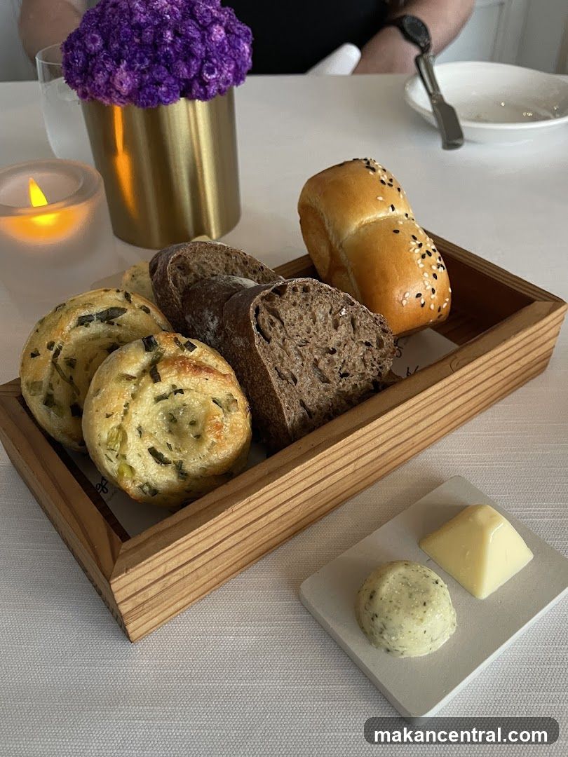 Bread Basket with Butter
