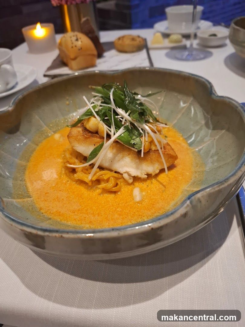 Fish dish with sauce