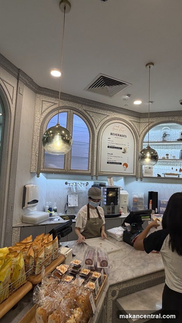Bakery Counter with Beverages Menu