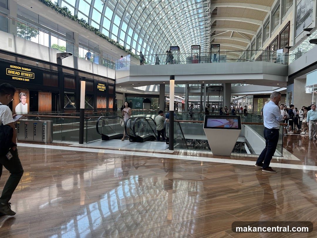 Interior of a modern shopping mall
