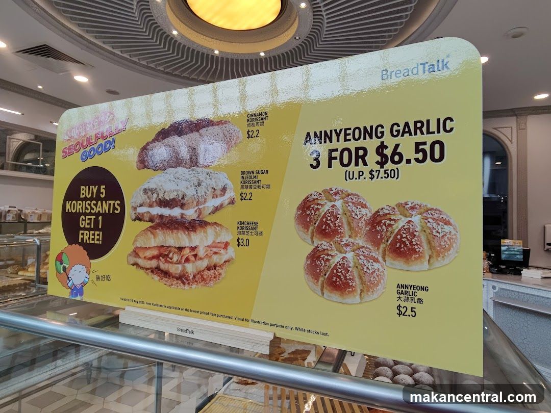 BreadTalk Korissant and Annyeong Garlic Promotion