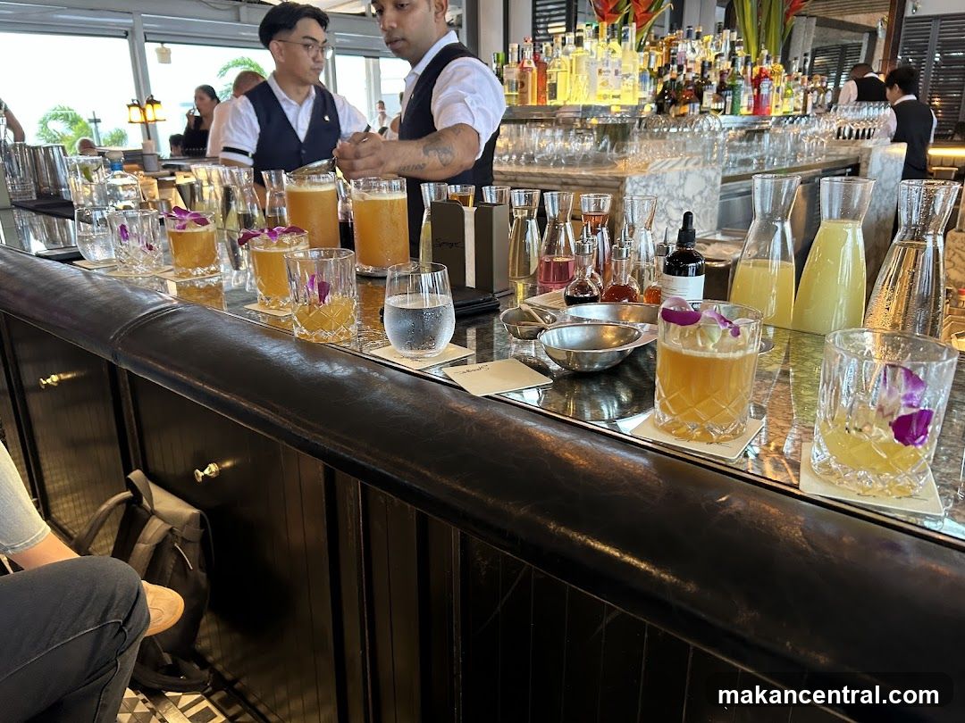 Cocktails at a Bar