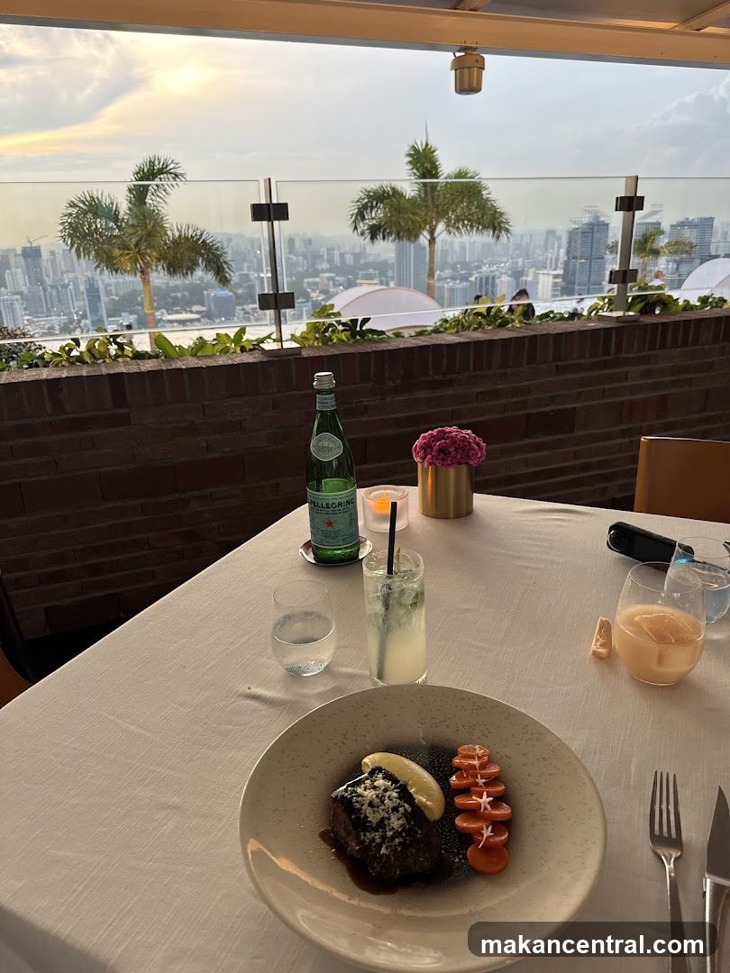Rooftop Dining with City View