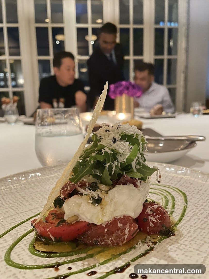 Gourmet Salad with Tomatoes and Mozzarella