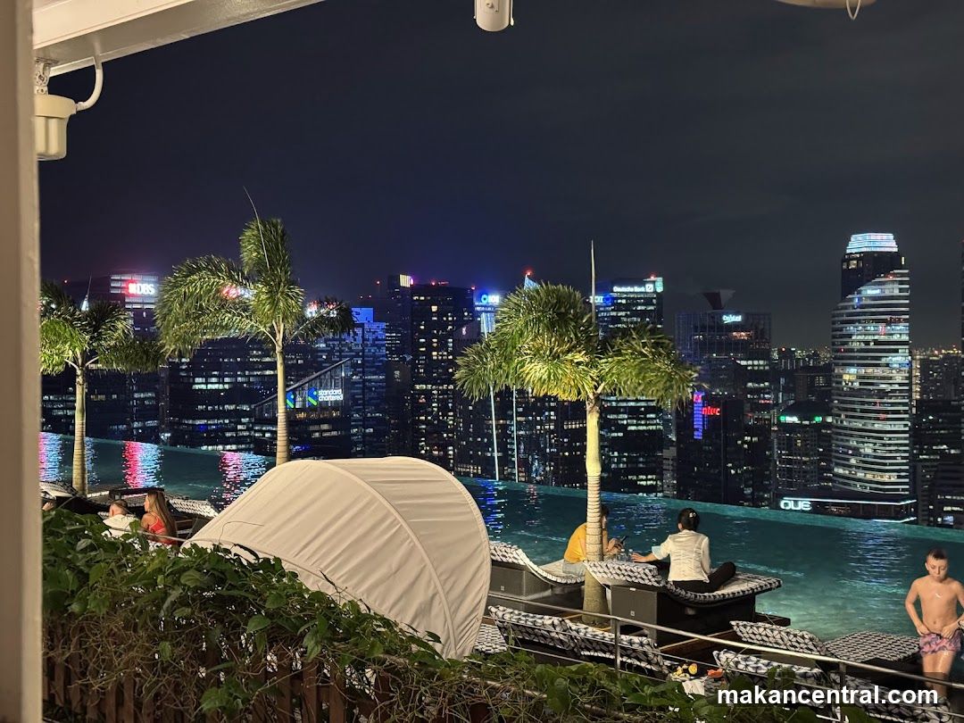 Rooftop Infinity Pool at Night