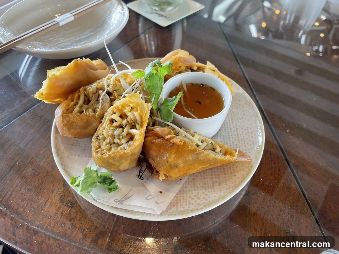 Fried Spring Rolls with Dipping Sauce