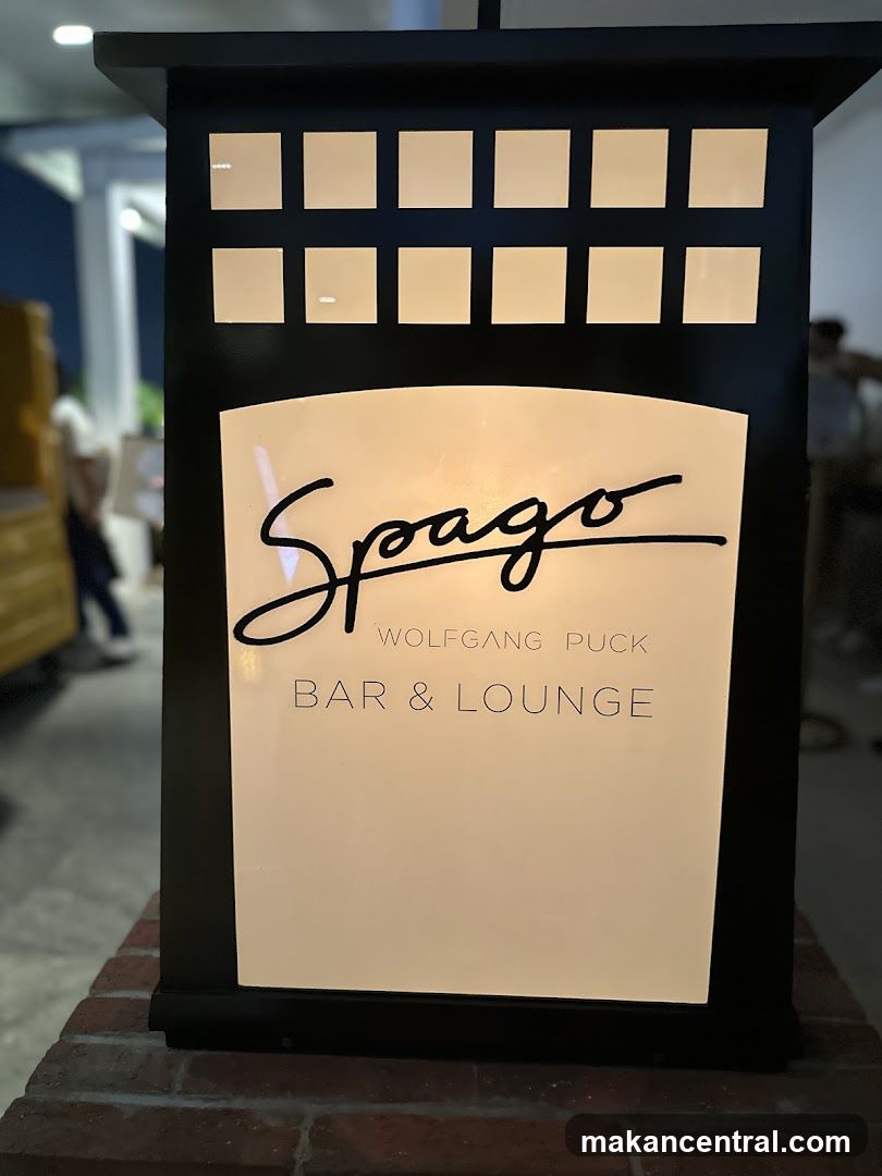 Spago Wolfgang Puck Bar & Lounge Sign