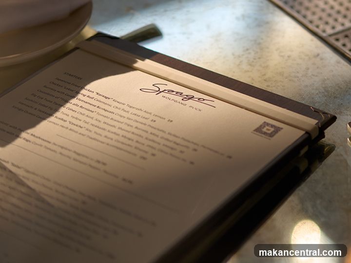 Spago Wolfgang Puck Menu