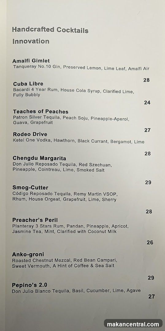 Handcrafted Cocktails Innovation