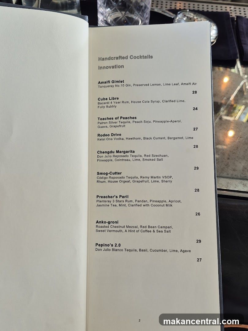 Handcrafted Cocktails